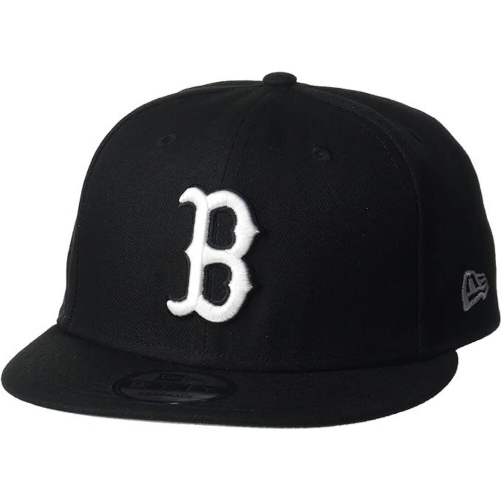 New Era Boston Redsox Black & White 9Fifty Snapback Adjustable Cap